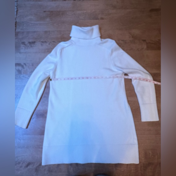 Zara cream turtle neck sweater dress - Picture 3 of 4